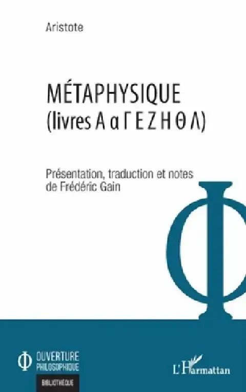 Cover of Métaphysique