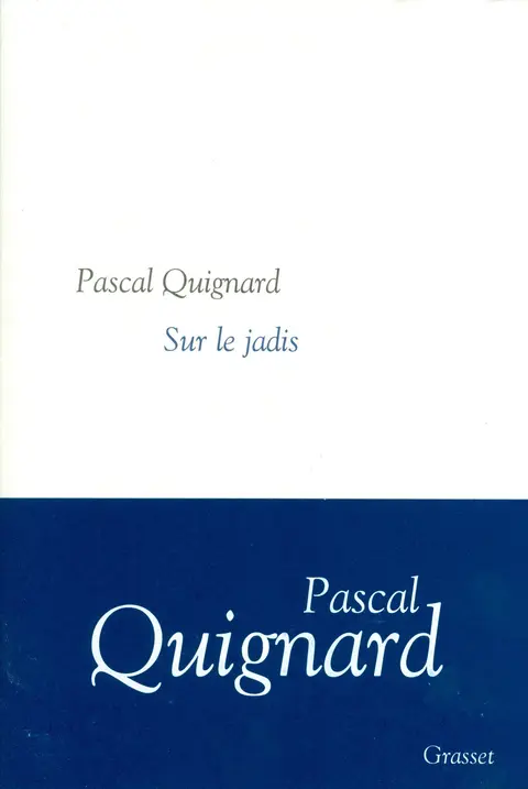 Cover of Sur le jadis