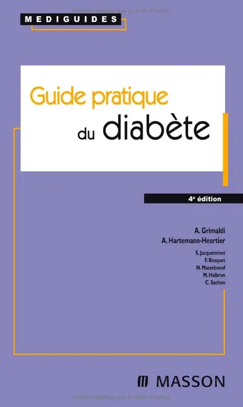 Cover of Guide pratique du diabete