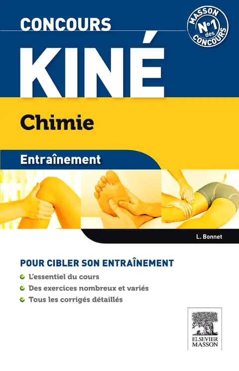 Cover of Concours kine chimie entrainement