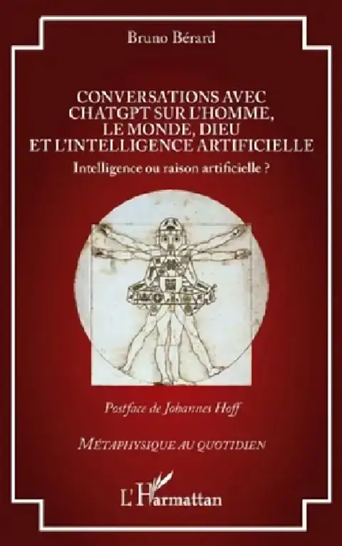 Cover of Conversations avec ChatGPT sur l'homme, le monde, Dieu et l'intelligence artificielle