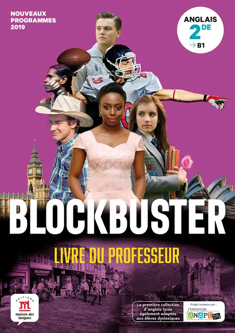 Cover of Blockbuster 2de - livre du professeur