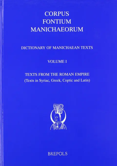 Cover of Dictionary of Manichaean Texts