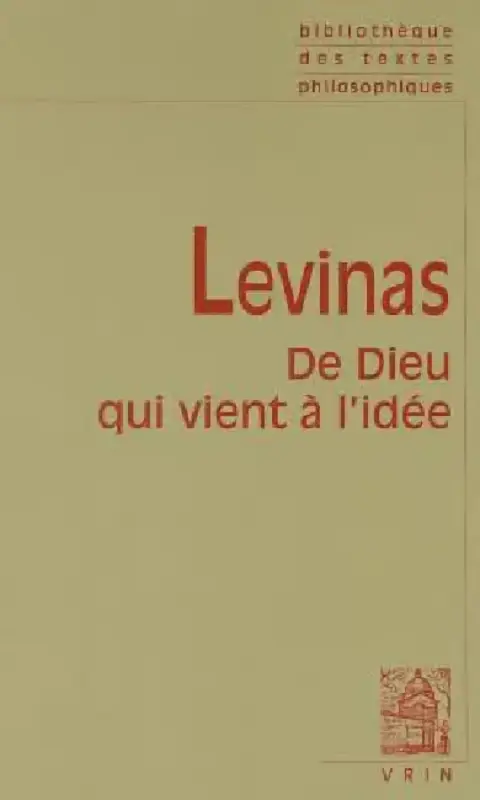 Cover of Emmanuel Levinas
