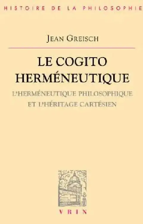 Cover of Le Cogito Hermeneutique