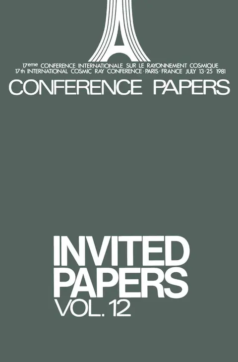Cover of Invited Papers