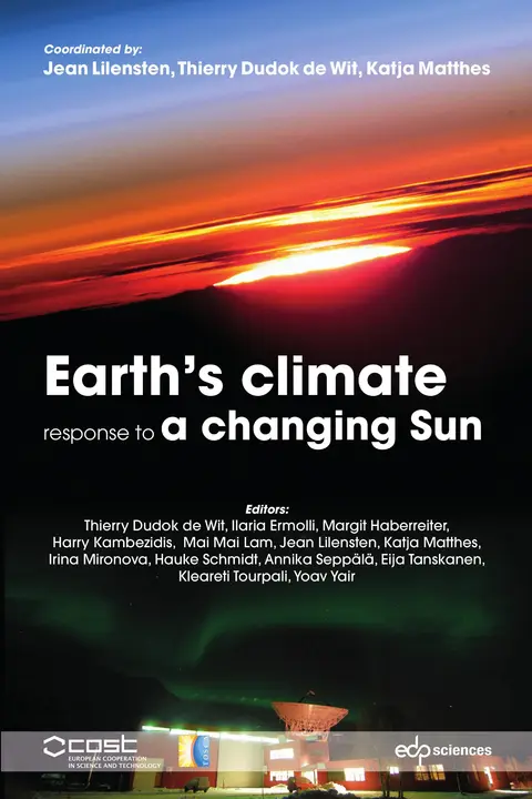 Cover of Earth's climate response to a changing Sun