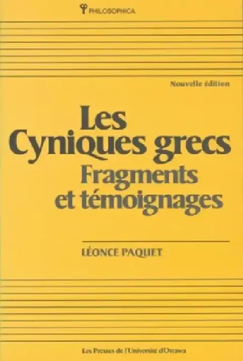 Cover of Les Cyniques Grecs