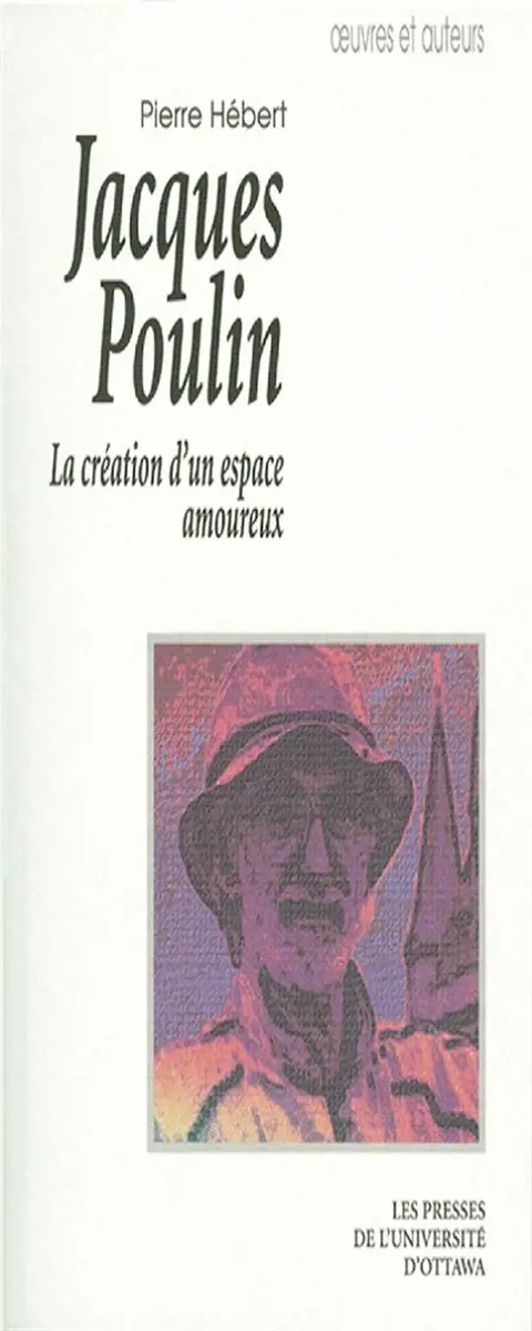 Cover of Jacques Poulin