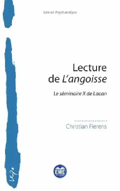 Cover of Lecture de L'angoisse