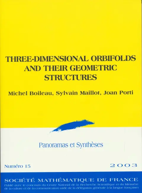 Cover of Three-dimensional orbifolds and their geometric structures