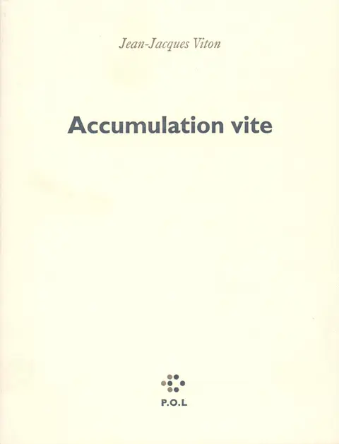 Cover of Accumulation vite