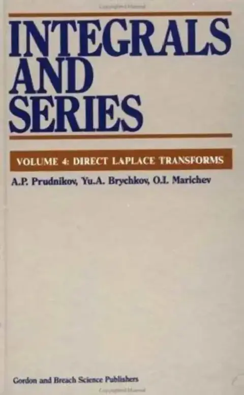 Cover of Integrals and Series