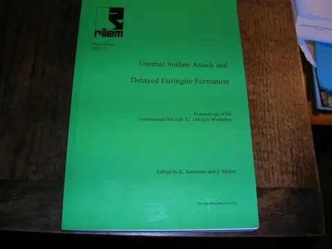 Cover of Internal sulfate attack and delayed ettringite formation