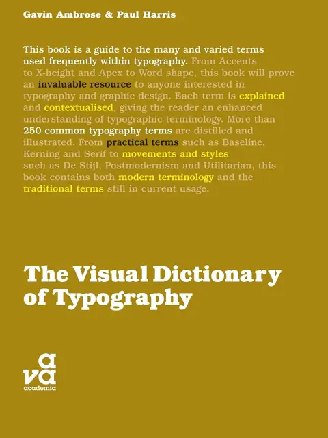 Cover of The Visual Dictionary of Typography