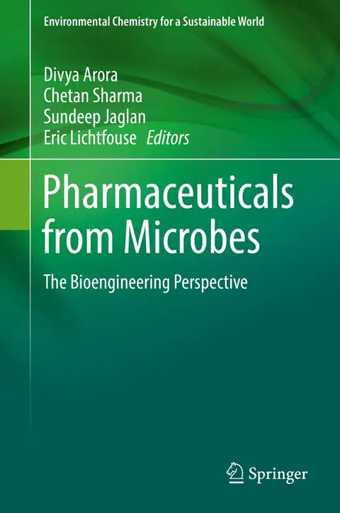 Cover of Pharmaceuticals Form Microbes the Bioengineering Perspective (Hb 2019)