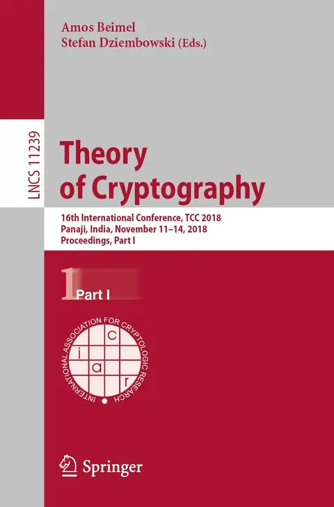 Cover of Theory of Cryptography