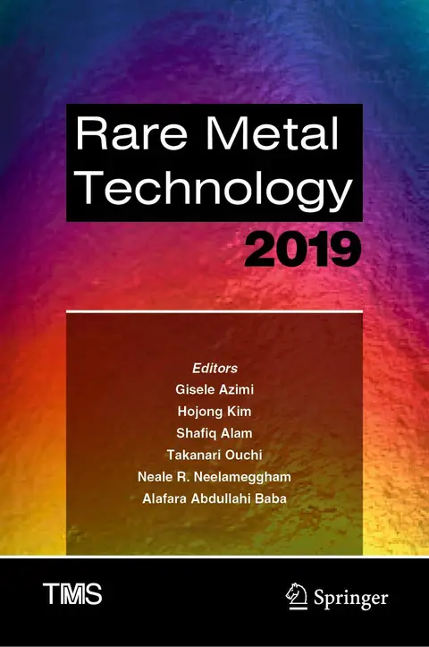 Cover of Rare Metal Technology 2019