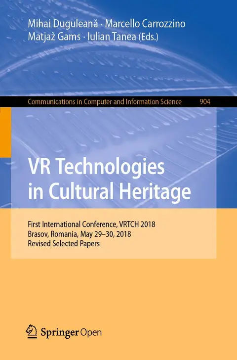 Cover of VR Technologies in Cultural Heritage