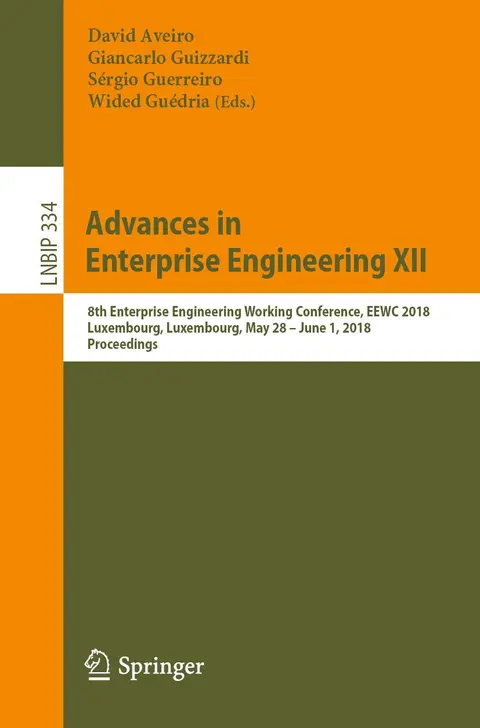 Cover of Advances in Enterprise Engineering XII