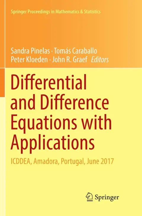 Cover of Differential and Difference Equations with Applications