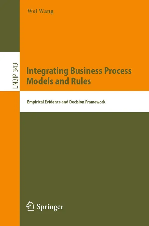 Cover of Integrating Business Process Models and Rules