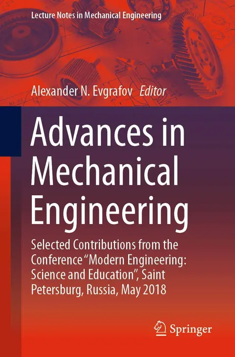 Cover of Advances in Mechanical Engineering