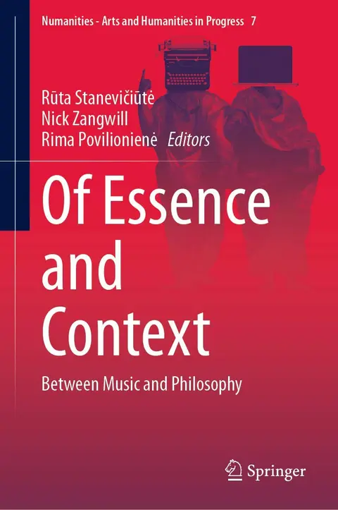 Cover of Of Essence and Context