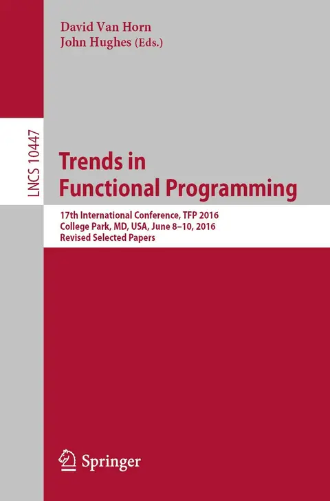 Cover of Trends in Functional Programming