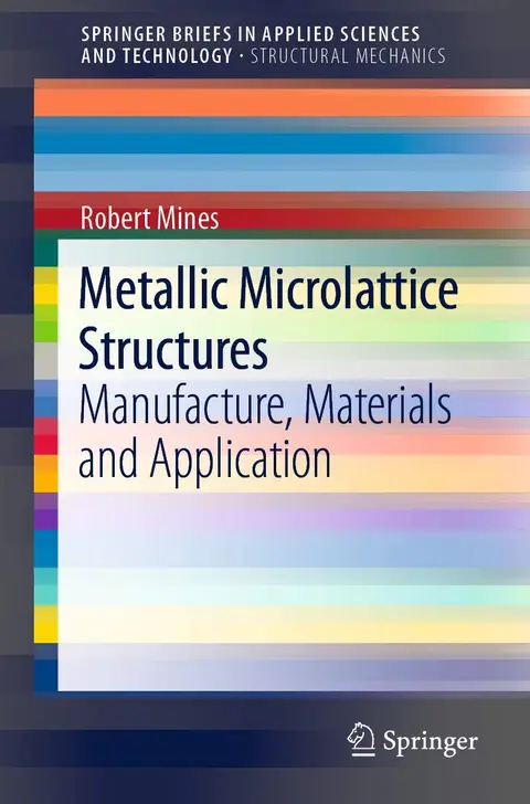 Cover of Metallic Microlattice Structures