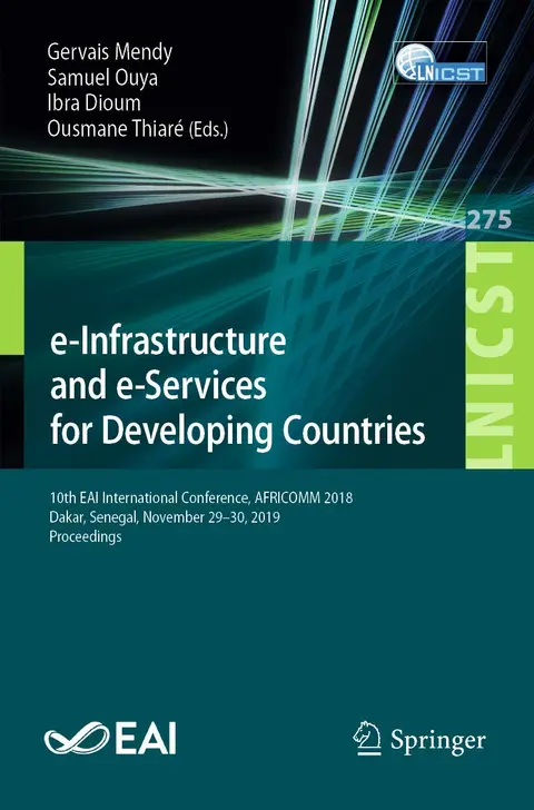 Cover of e-Infrastructure and e-Services for Developing Countries
