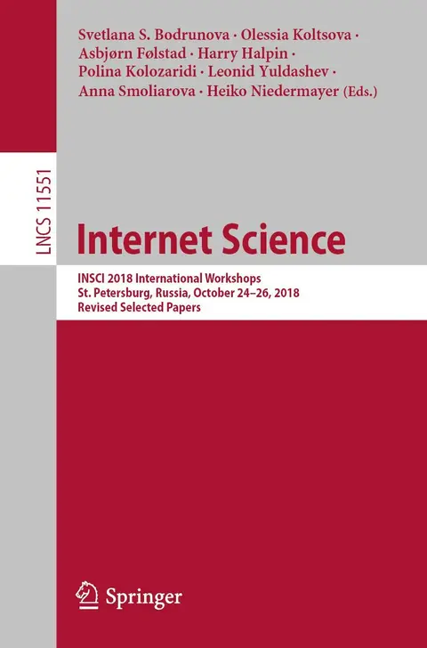 Cover of Internet Science