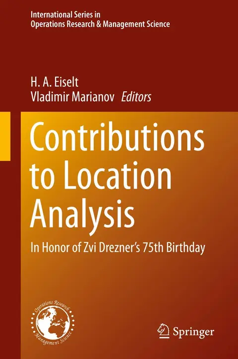 Cover of Contributions to Location Analysis