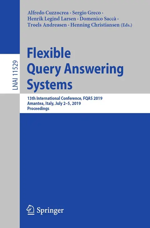 Cover of Flexible Query Answering Systems