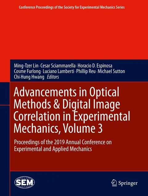 Cover of Advancements in Optical Methods & Digital Image Correlation in Experimental Mechanics, Volume 3