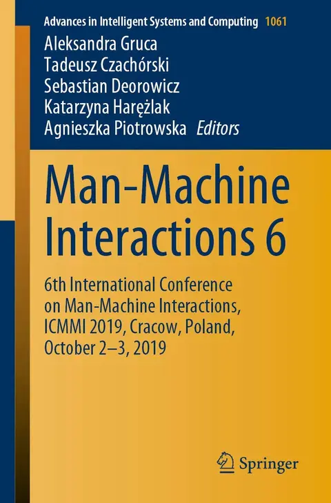 Cover of Man-Machine Interactions 6