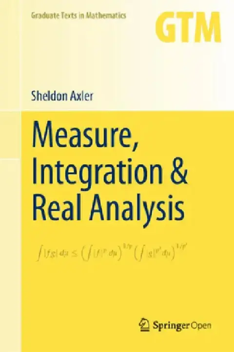 Cover of Measure, Integration & Real Analysis