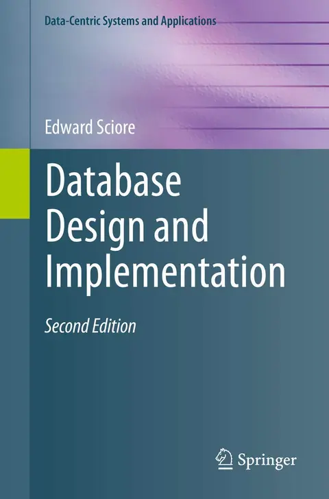 Cover of Database Design and Implementation