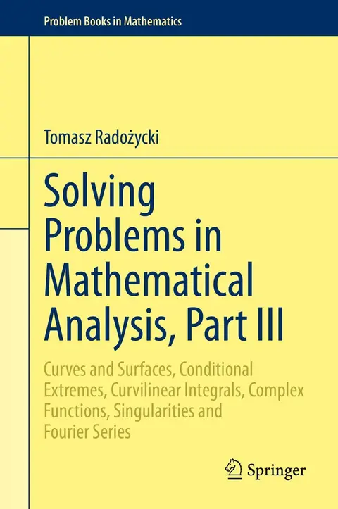 Cover of Solving Problems in Mathematical Analysis, Part III