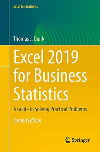 Cover of Excel 2019 for Business Statistics