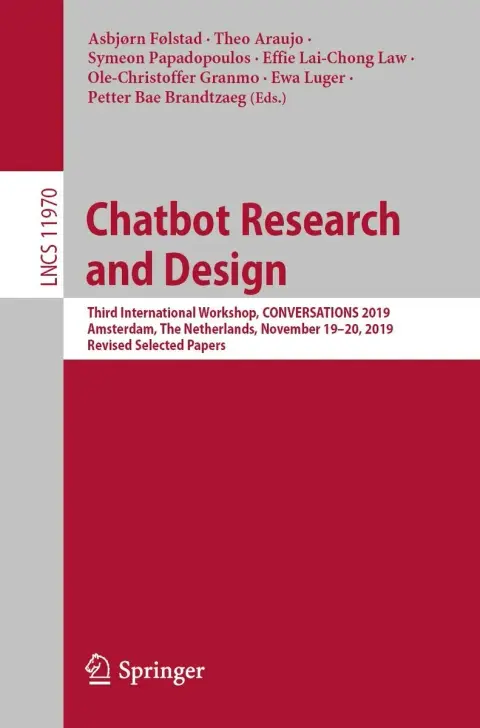 Cover of Chatbot Research and Design