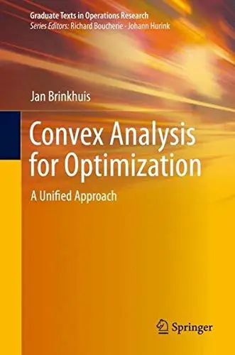 Cover of Convex Analysis for Optimization