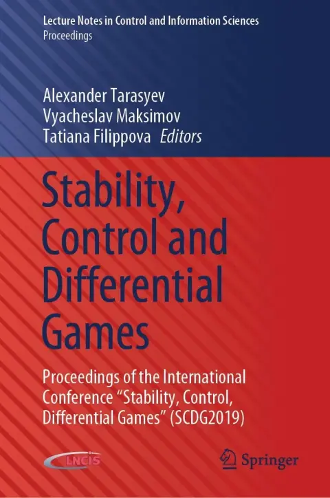 Cover of Stability, Control and Differential Games