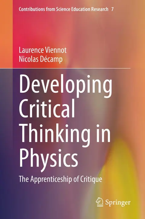 Cover of Developing Critical Thinking in Physics