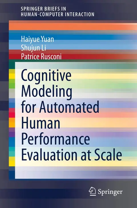 Cover of Cognitive Modeling for Automated Human Performance Evaluation at Scale
