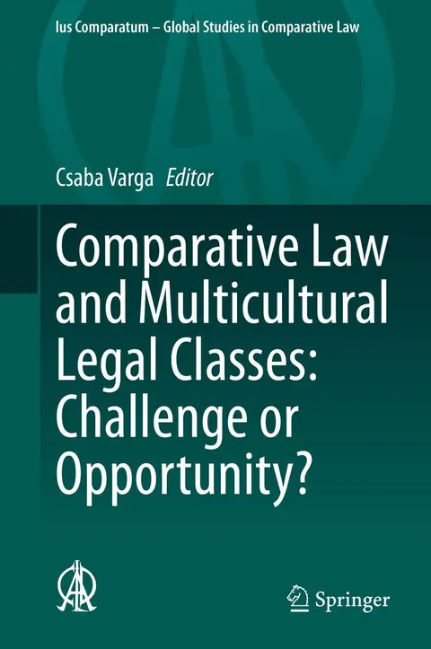 Cover of Comparative Law and Multicultural Legal Classes