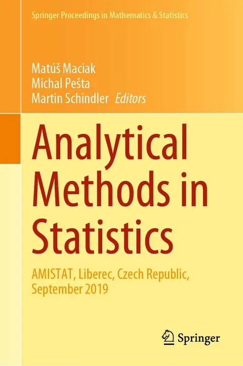 Cover of Analytical Methods in Statistics