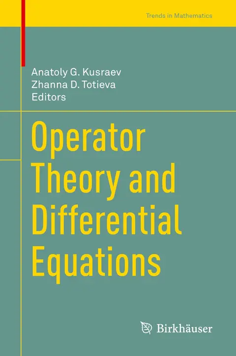 Cover of Operator Theory and Differential Equations