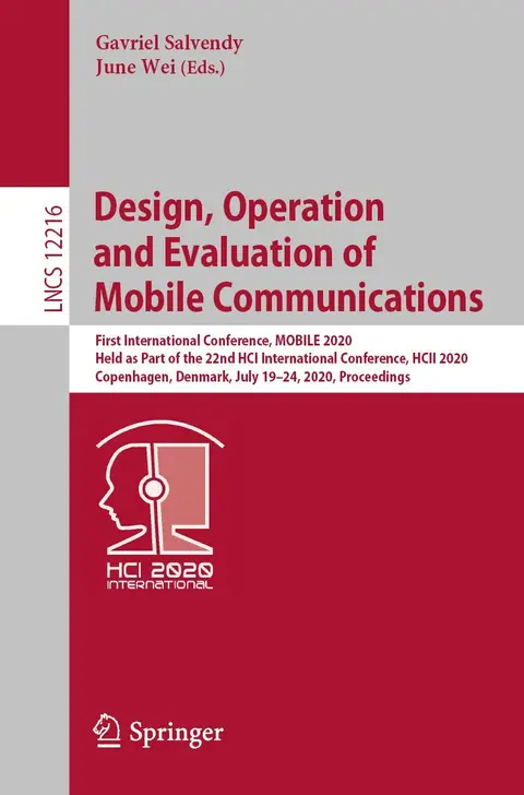 Cover of Design, Operation and Evaluation of Mobile Communications