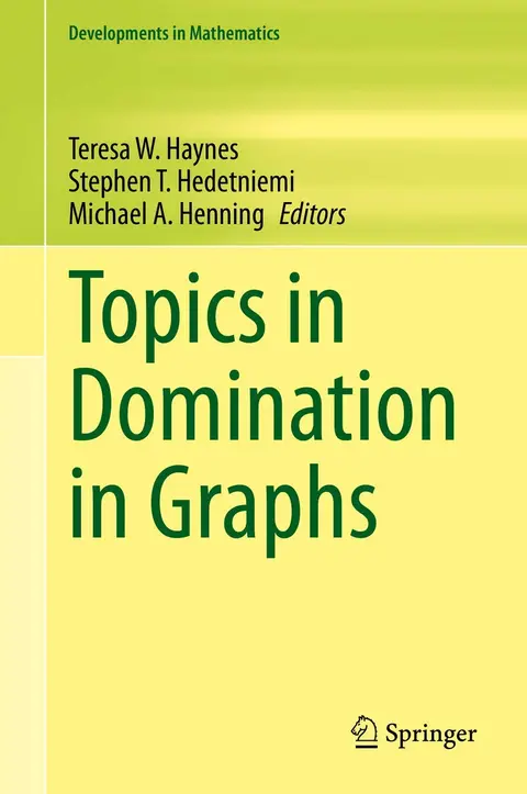Cover of Topics in Domination in Graphs